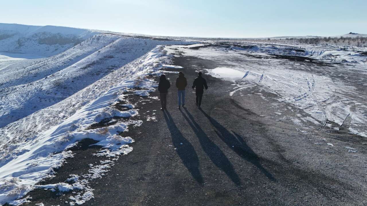 Konya’nın doğa harikası karla eşsiz manzara sundu 2